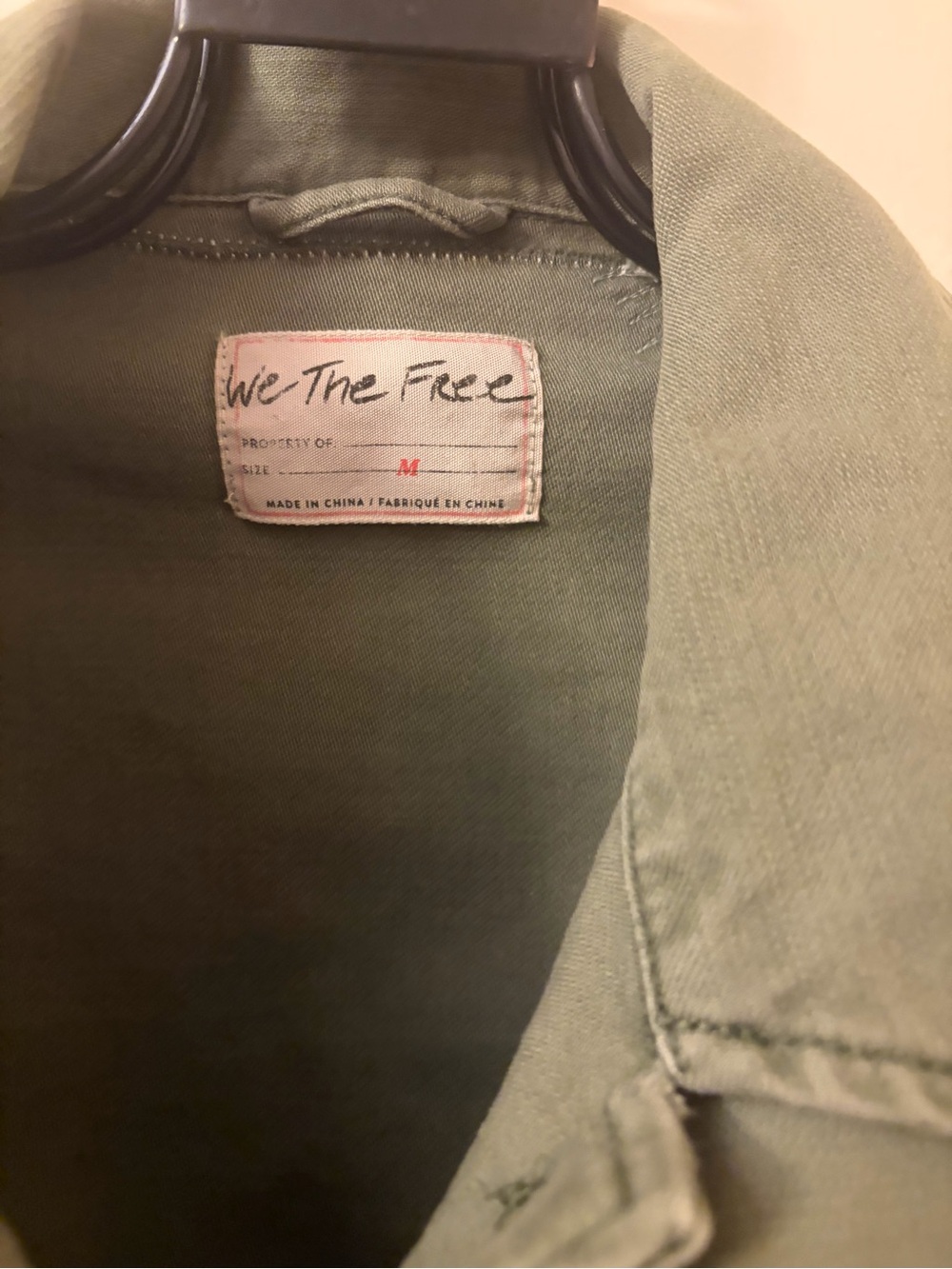 We The Free Olive Green Spruce military American flag 🇺🇸 Jacket - Picture 2 of 16